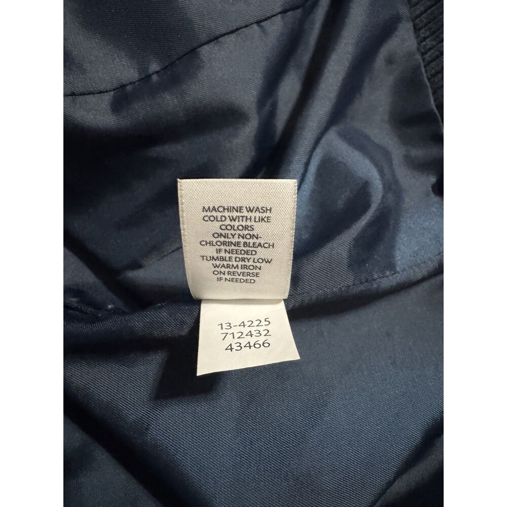 J.Jill Corduroy Vest Blue Corduroy Crushed Velvet Back Size XL - Picture 7 of 7